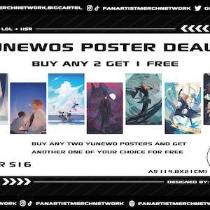YUNEWO || Multi-Fandom Print Deal [PREORDER]