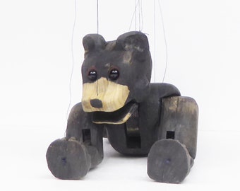 Canadian Black Bear Marionette