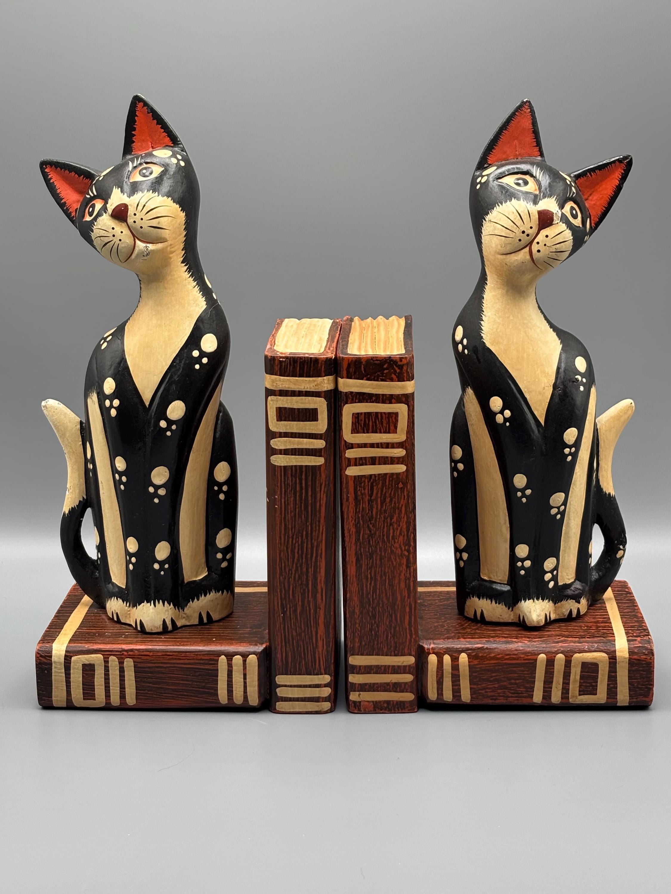 Cat Bookends Vintage - Etsy
