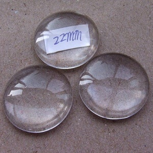 BULK 100 Clear Circle Domed Flat Bottom Magnifying Glass Cover Cabochon DIY Photo Crafting 8mm to 30mm image 8