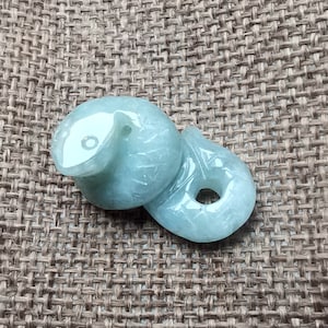 Natural Jadeite Pendant Zodiac Snake Pendant diy Bracelet Grade A Burma Jade Amulet Untreated Jadeite Pendant