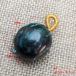 Natural Turquoise Tee or Drop Pendant ,Natural Gemstone from Hubei China image 2