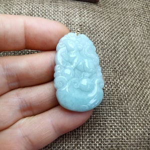 Certificated Natural Jadeite Pendant Chinese Zodiac Mouse diy Necklace Burma Jade mulet Ancient Chinese Traditional design Grade A