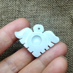 Natural Jadeite Pendant Wing Amulet Natural Jade Pendant Grade A diy Jewelry