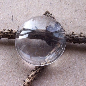BULK 100 Clear Circle Domed Flat Bottom Magnifying Glass Cover Cabochon DIY Photo Crafting 8mm to 30mm image 3