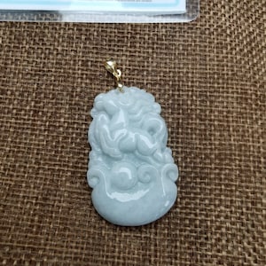 Burma Jade Zodiac Horse Pendant: Grade A Jadeite Necklace
