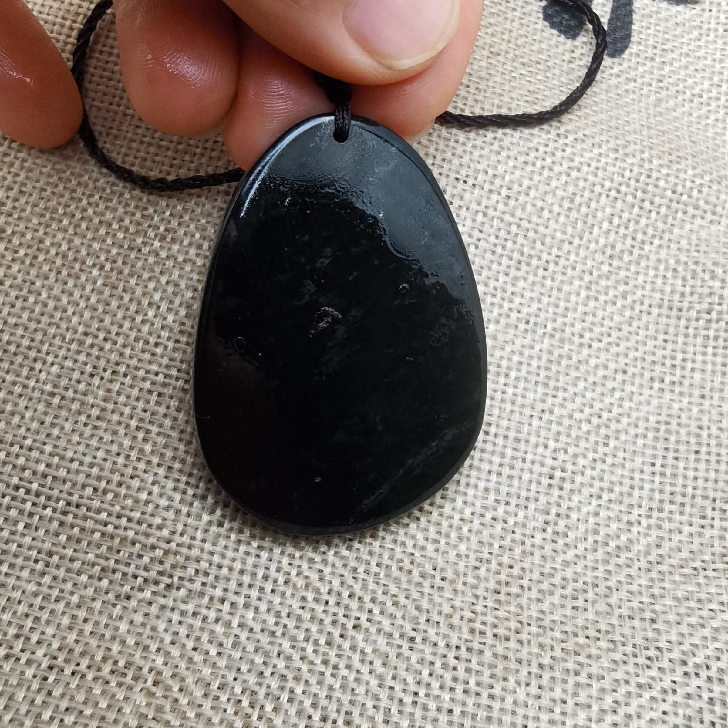 Natural Dark Green Jade Pendant Carved Chinese Zodiac Rooster 生肖
