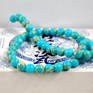 One Full Strand---Round Shoushan Stone Ball Beads----8mm ----about 46Pieces----15.5inch strand