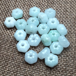 Natürliche Burma Jadeit Perlen, Jade Perlen, natürliche Jadeit Perlen Carving Kürbis Feitsui Perlen für Schmuck