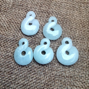 Natural Jadeite Pendant Turn Things Around Amulet Natural Jade Pendant Grade A diy Jewelry 扭转乾坤