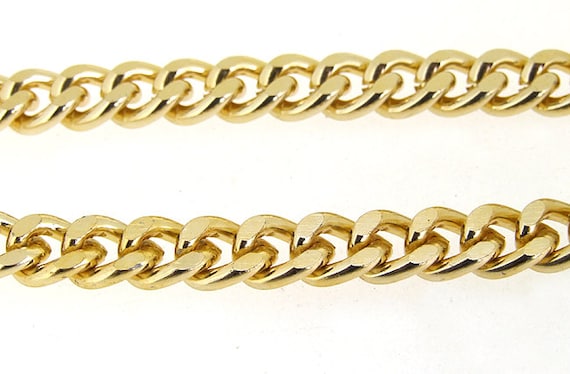 One Strand 38 1m Shiny Cut Twist Gold Plated Metalic | Etsy