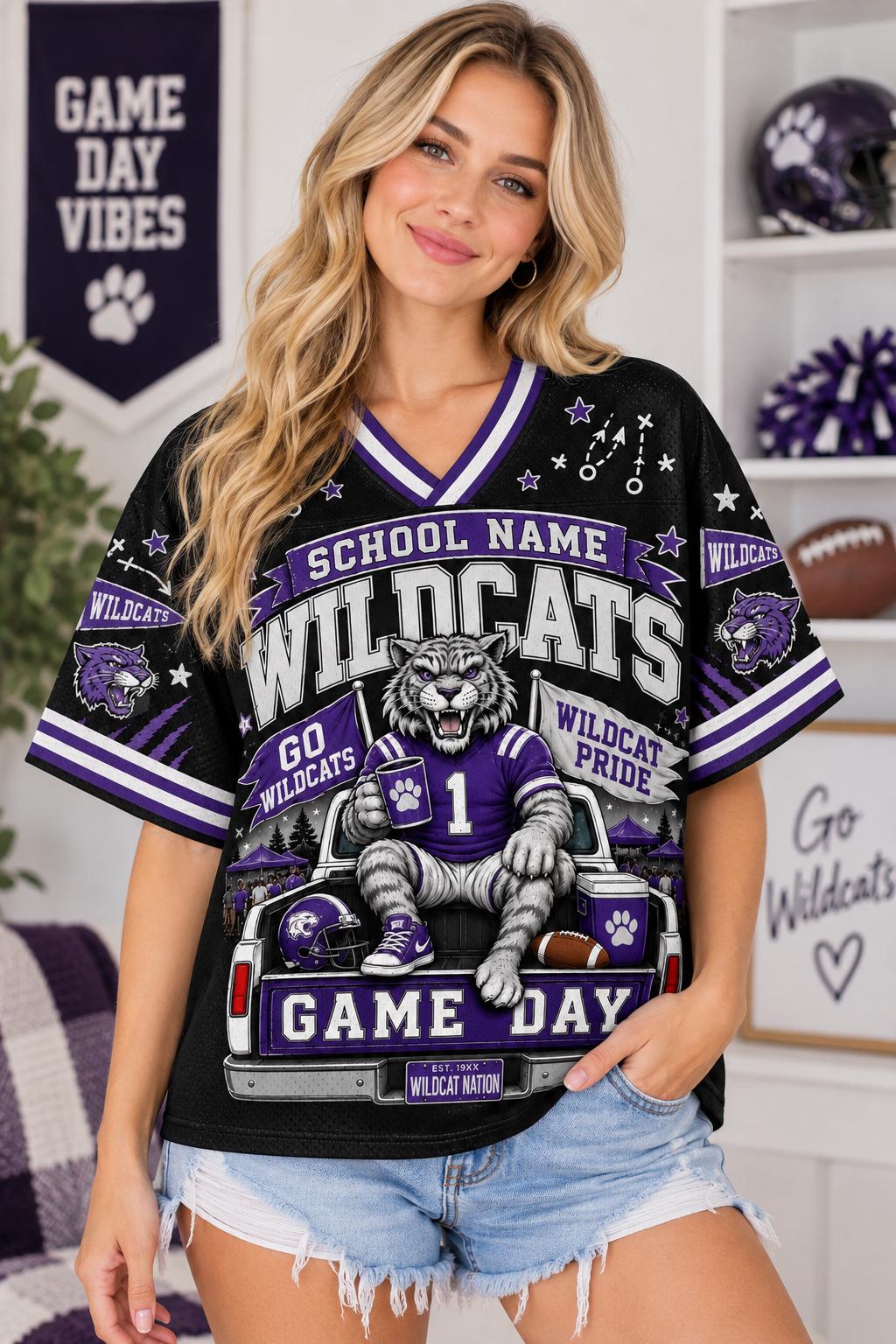 Wildcats Jersey - Etsy