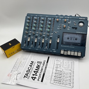 Serviced TASCAM Portastudio 414 MKII Multitrack 4-Track Cassette Recorder {Half Speed Modded}