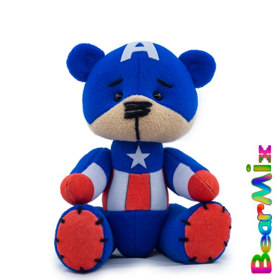 captain america teddy bear