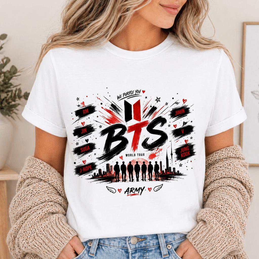 Bts members names shirt - Etsy 日本