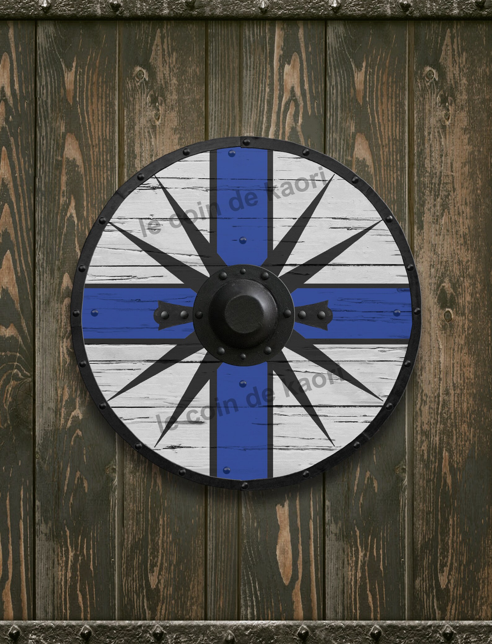 CANUTE KNUT Viking Shield Wood Replica VIKINGS Valhalla Etsy