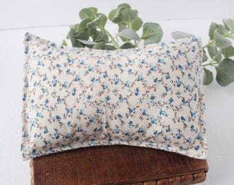 Blue Cottage - Floral Newborn Pillow Sham –  Photography Prop