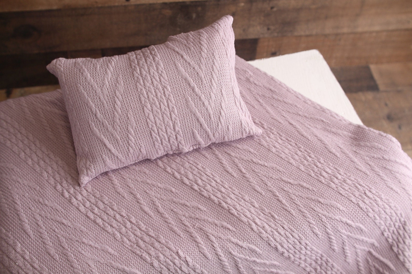 All About Lavender Pillow Sham dusty lavender cable knit Etsy