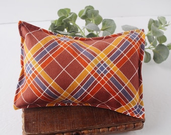 Caldwell  - Plaid Newborn Pillow Sham – Soft Flannel Cotton, Photo Prop