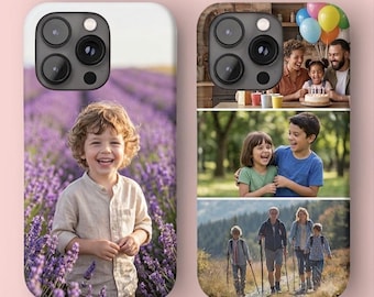 Custom Photo Personalised Phone Case For iPhone 11 12 13 14 15 16 17 Pro Max, Ultra Strong TOUGH CASE