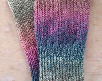 Soft Autumnal Merino Wool  Wristers