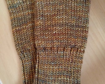 Soft Foliage Color Merino Wool  Wristers