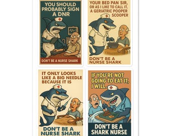 Nurse Shark Sticker sheet