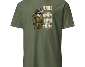 Nurse Shark Short-Sleeve Unisex T-Shirt Military