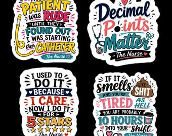 The Nurse Bubble-free stickers