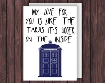 Dr Who Birthday Card Etsy