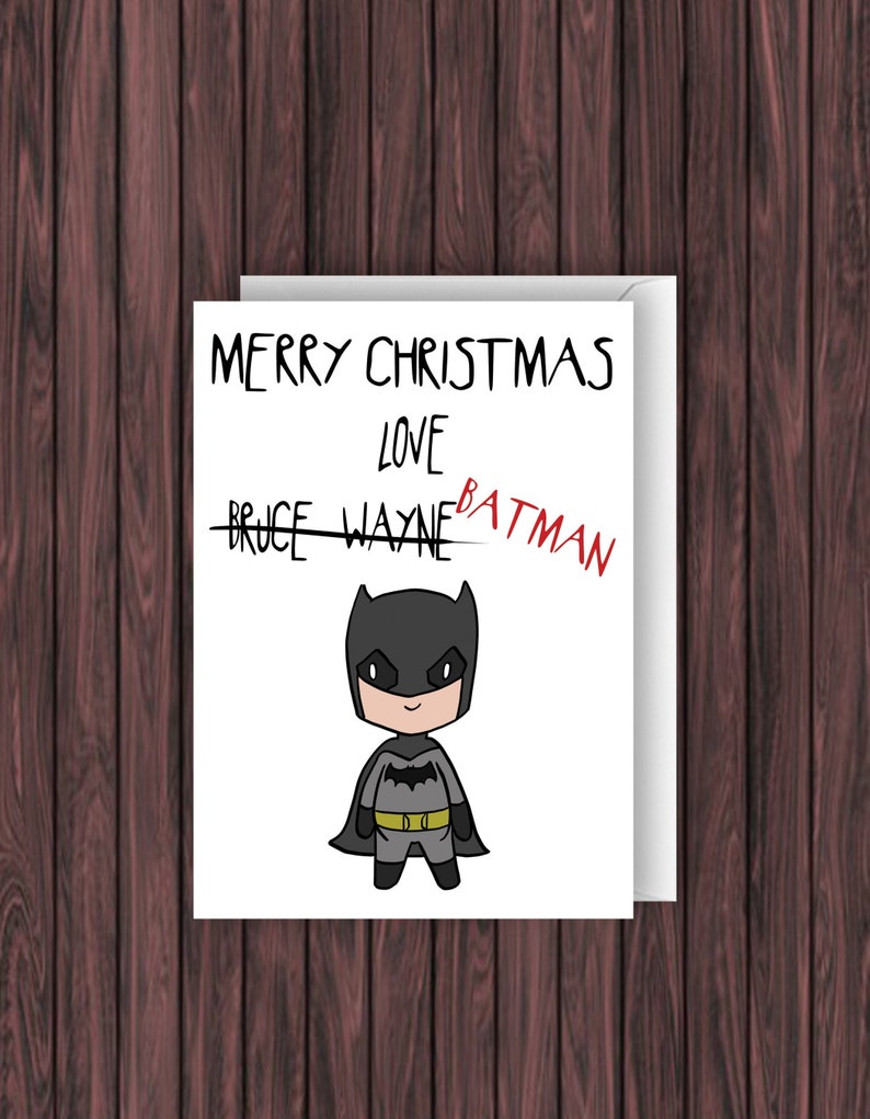 Batman Christmas Card 