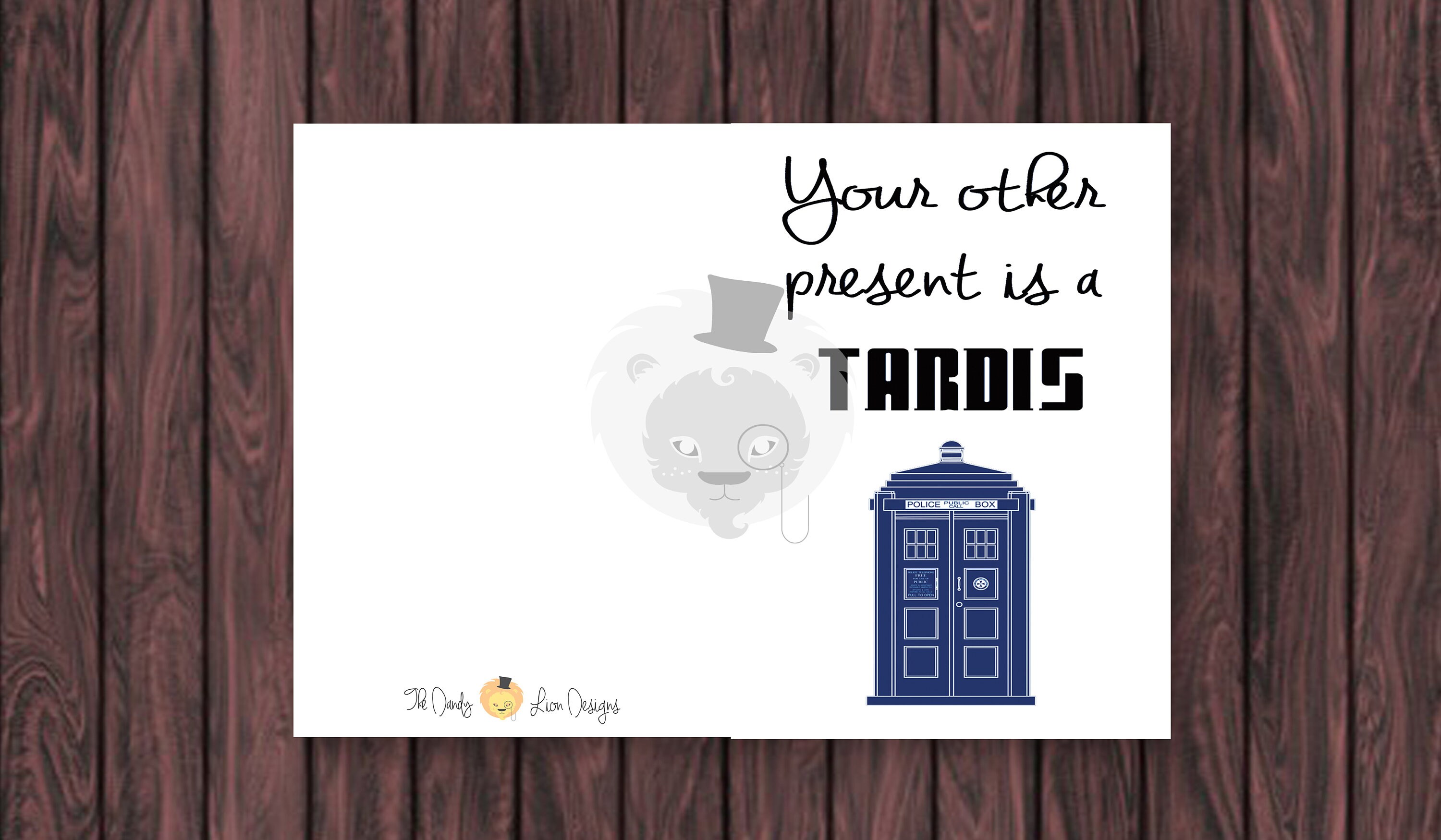 Doctor Who Birthday Card. Funny Birthday Card. Geek Birthday | Etsy