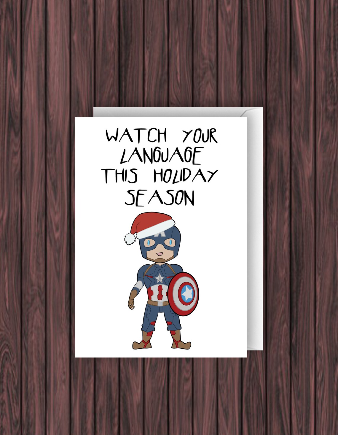 Marvel Christmas Cards 