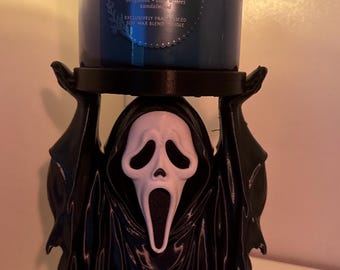 Ghostface 3d printed candle holder