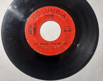Northern Soul 45 Aretha Franklin "I Can't Wait.."/"One Step.." Columbia