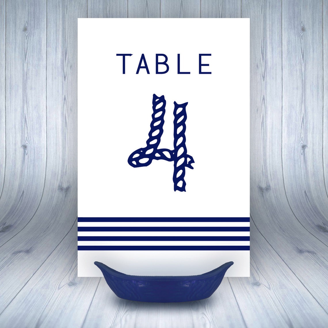 Printable Table Numbers Nautical Wedding Decor Nautical Table - Etsy