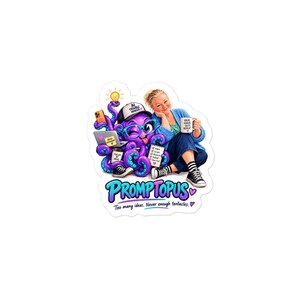 Custom Mascot Stickers, Cartoon of You With Your Own Mascot, Personalized Selfie Sticker, Funny Personality Gift for Her or Him