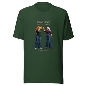 Border Rivalry Tee, Same River Wrong Bank, Funny Football Rivalry Shirt, Best Friend Gift, Bar Top Cheers