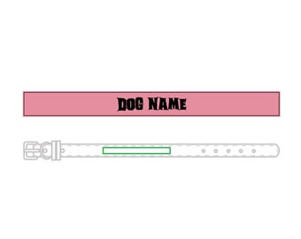 Custom Name Faux Leather Pet Collar | Hardcore Metal Punk Fonts Engraved Personalized Vegan Spooky Creepster Halloween Font