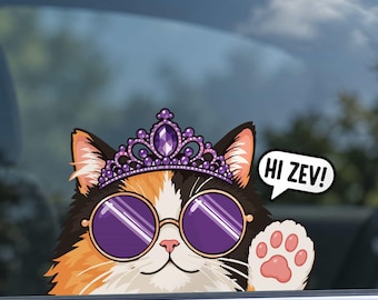 Hi Zev Sticker Princess Donut Bookish Fantasy Smut Reader Sci Fi Decal Magnet Waterproof Gift Phone Laptop Boy Girl