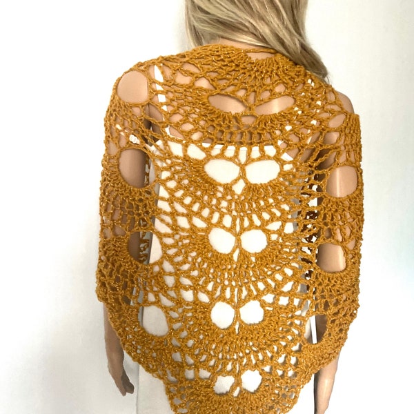 Crochet Lace Shrug - Etsy UK