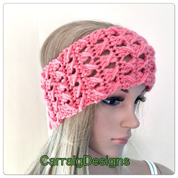 Designer unique bandeau femmes adolescents crocheté à la main tricot dread tube wrap hippie hippie ooak boho cache-oreilles dreadlock accessoire ski pêche