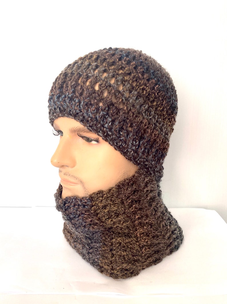 hat and scarf set mens designer