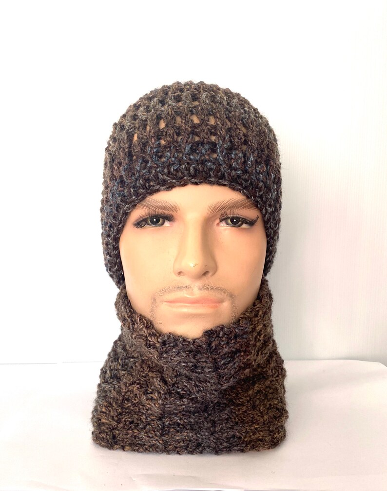 mens hat and scarf set designer