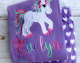 Cumpleaños de unicornio - Traje de unicornio - Cumpleaños de unicornio - Camiseta de cumpleaños personalizada - Aplique de unicornio - Unicornio personalizado - Cumpleaños infantil