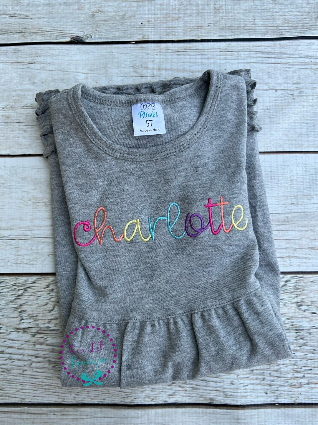 Personalized Girls Dress Name Dress Girls Name Dress Colorful Name