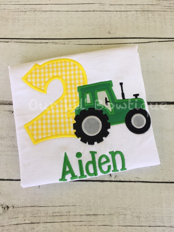 Tractor Shirt - Tractor Birthday Shirt - Boys Tractor - Birthday Shirt - Tractor Birthday Party - Girls Tractor Birthday - Farm Birthday Il_570xn