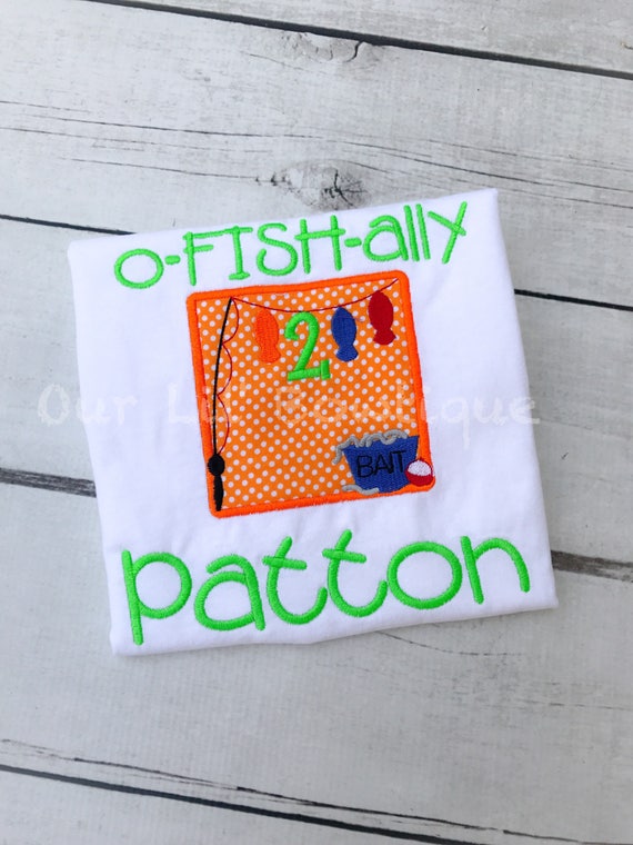 O-Fish-Ally One - Fish Birthday Shirt - Boys Birthday Shirt - Personalized Birthday - Personalized Birthday Shirt - Fishing Birthday Shirt Il_570xn