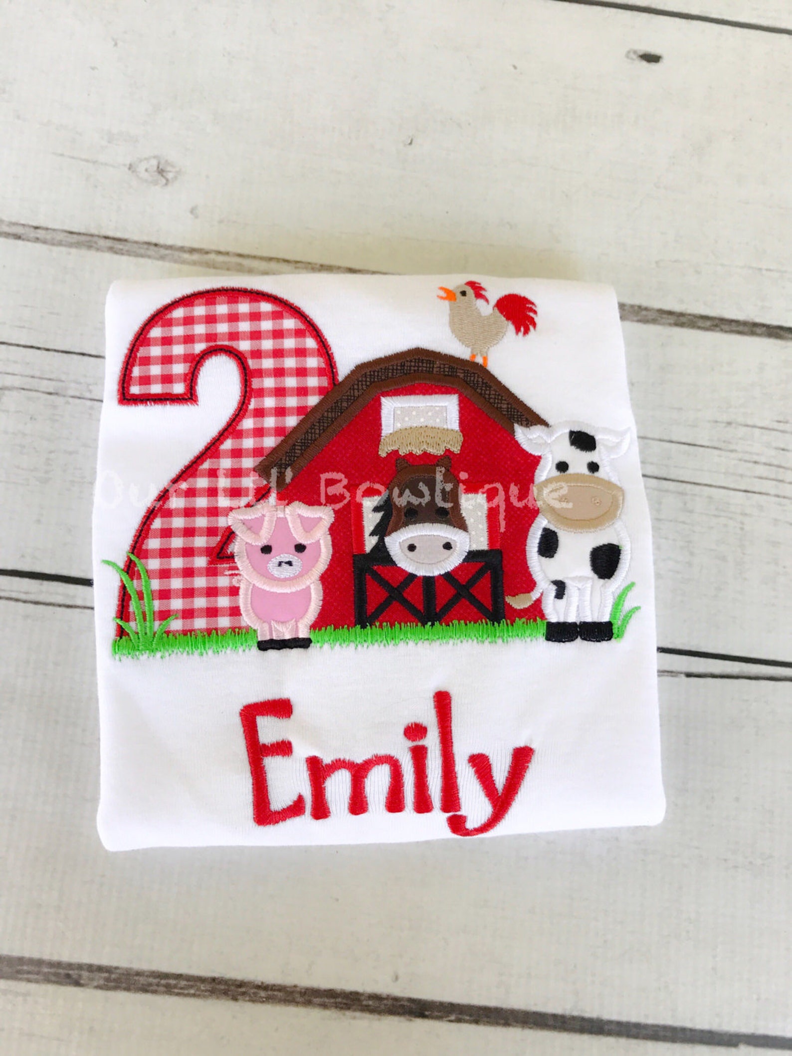 Farm Birthday Shirt Personalized Cow T Shirt Farm Shirt | Etsy