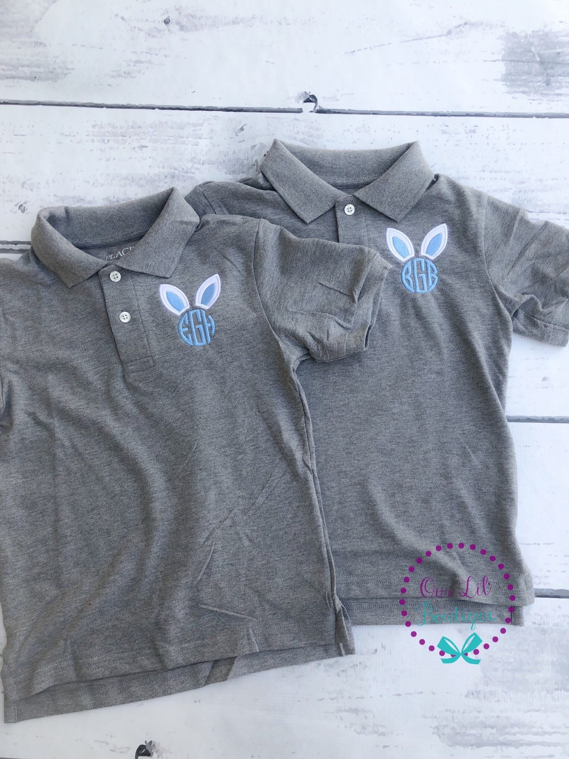 Easter Polo Bunny Polo Easter Bunny Polo Bunny Monogram Etsy